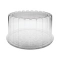Pactiv Evergreen Plastic Cake Container, Deep 8" Cake Container, 9.25" Diameter x 5" H, Clear, 100PK YCI898010000